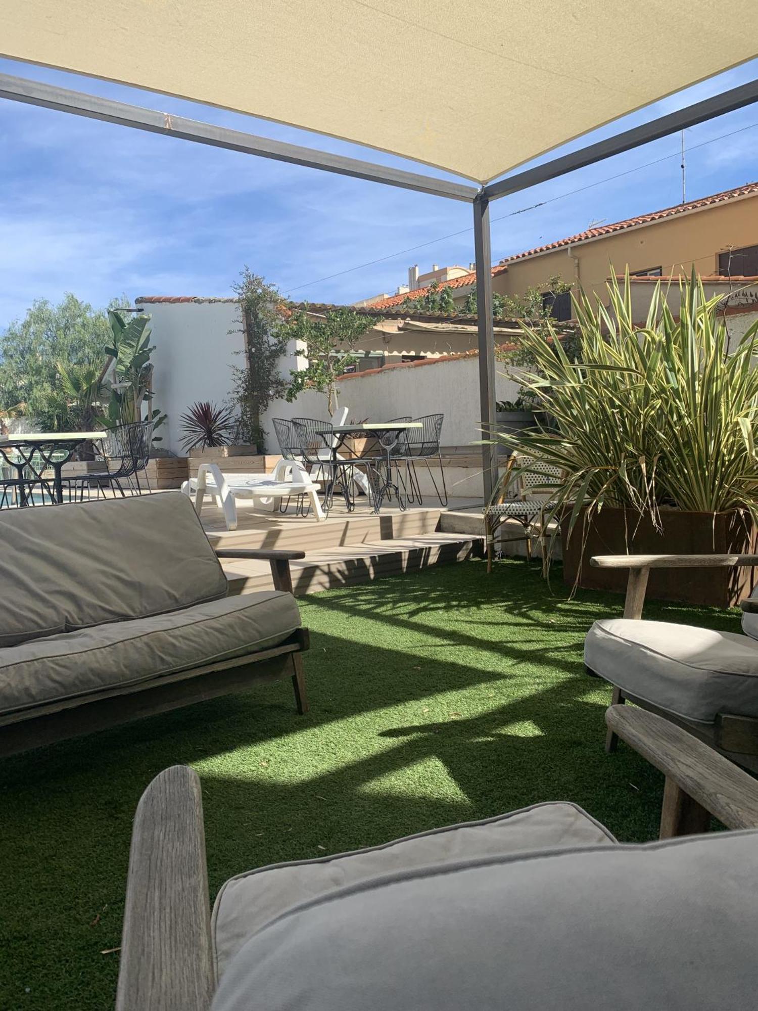 Hotel Les Sables - Urban Style - By Logis Hotels Canet-en-Roussillon Exteriör bild